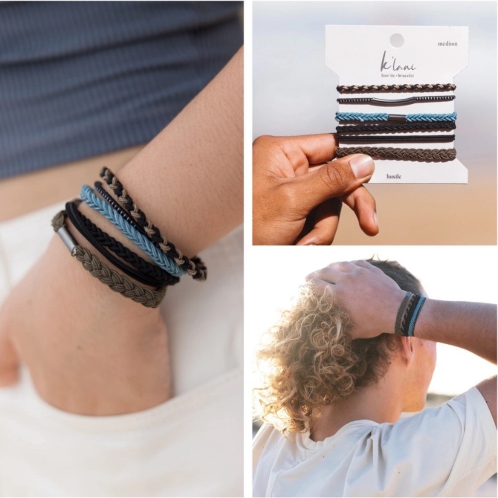 NEW k’lani hair ties/bracelets unisex
